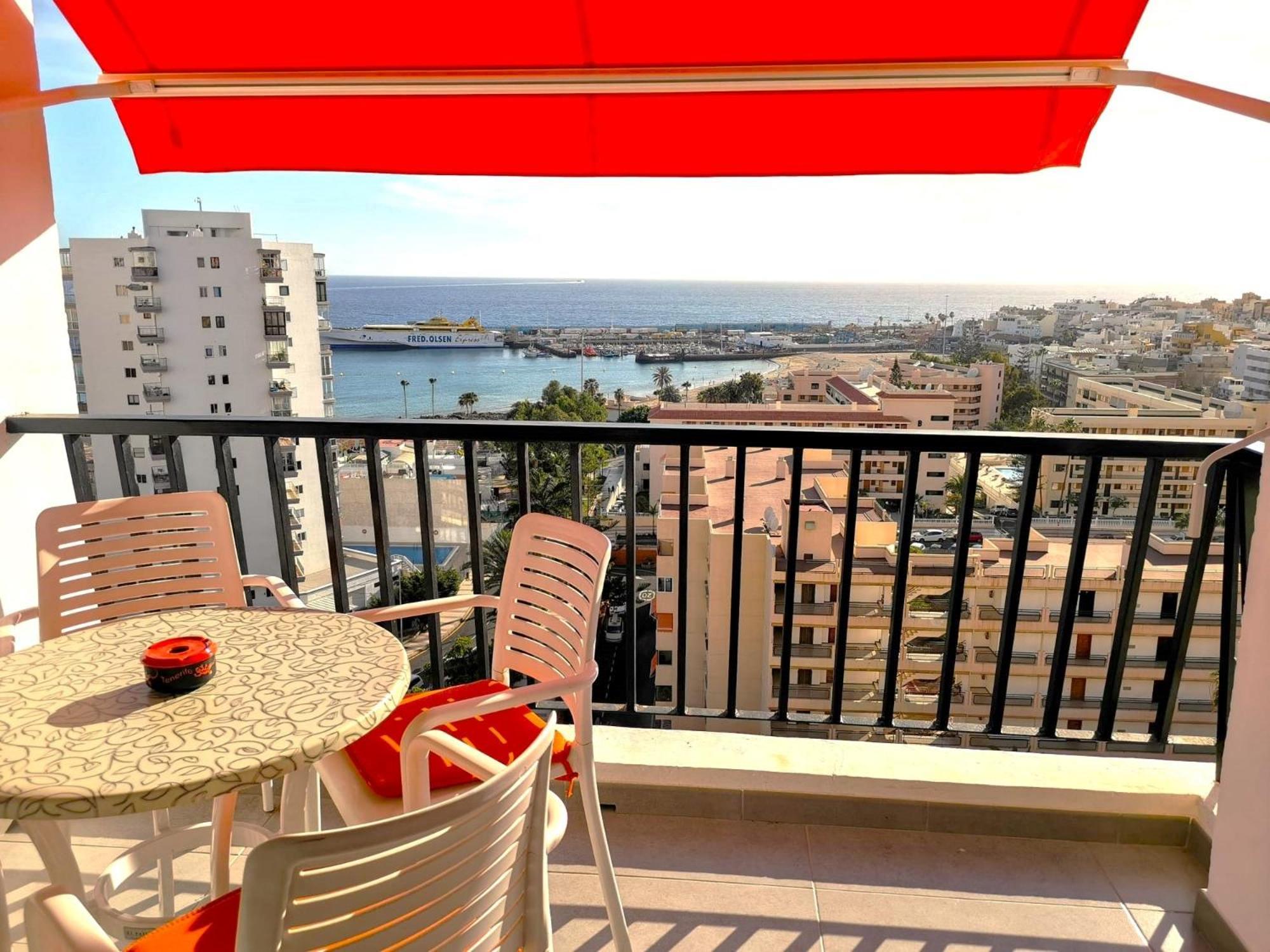 Los Cristianos Appartement Orange Trees Vue Mer Panoramique Exterior foto