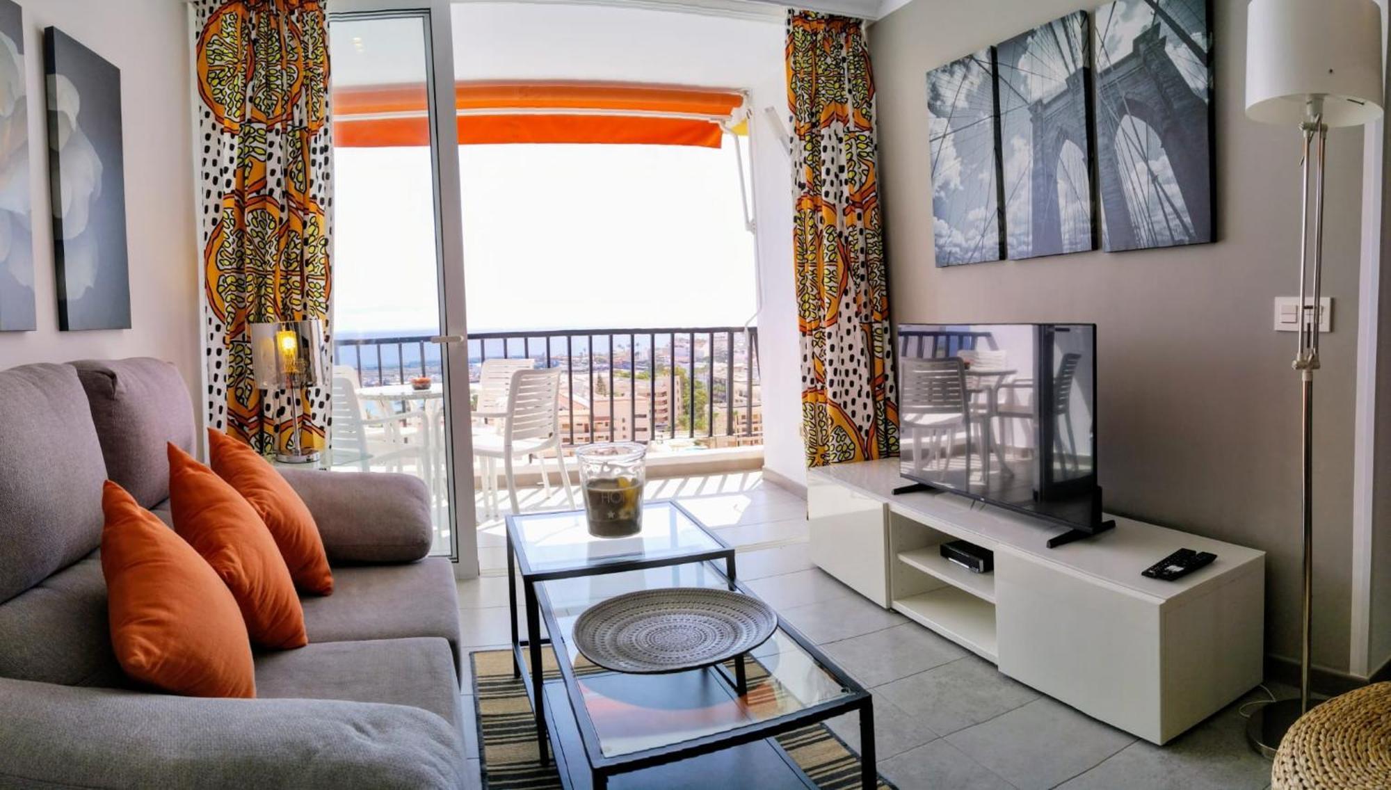 Los Cristianos Appartement Orange Trees Vue Mer Panoramique Exterior foto